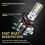 2-Piece H7 HB3 LED Headlight Conversion Kit 6000K for Motorcycles 2014-2019 Models 4