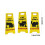 3Pcs Funny Cats Vomit Caution Signs Humorous Double-Sided-B 4