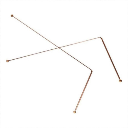Coppers Dowsing Rods Set with Divining Rods+Pendulums+Divination Mat 2