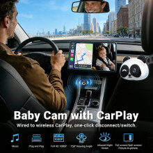 MINIX CA520 Wireless CarPlay Baby Car Camera for iPhone 1080P HD Rear