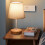 Solid Wood LED Table Lamp Beige Linen 27cm 3