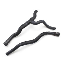Set of 2 RADIATOR Three-way Water Pipe Inlet & Outlet Hose Compatible 10-15 Chevrolet Cruze 95390887 95390883 9075007 9075008
