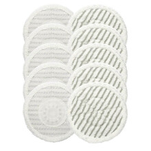 10er-Pack Ersatz-Dampfmopp-Pads für Shark S7000, S7201, S8001, waschbar, zuverlässige Dampf- und Scheuerpads für alle Bodenarten