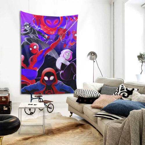Ταπισερί Anime Spider-Verse 60x40in πολυεστέρας 1
