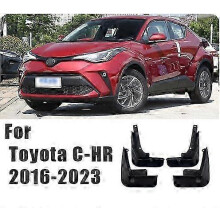 MudFlaps Compatible with Toyota C-HR 2016-2023 Waterproof ABS Mudguards 4Pcs