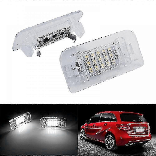 2 τεμάχια φώτα πινακίδας κυκλοφορίας LED για B-Class W246 W242, Canbus χωρίς σφάλματα 1