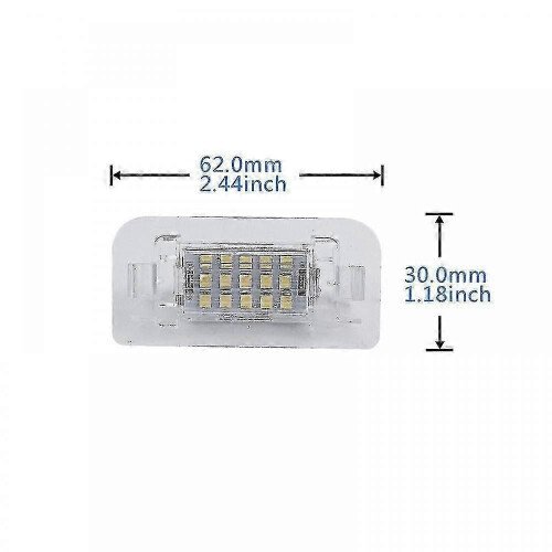 2 τεμάχια φώτα πινακίδας κυκλοφορίας LED για B-Class W246 W242, Canbus χωρίς σφάλματα 2