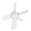 LED fan light dimmable screw remote control integrated ceiling fan 1