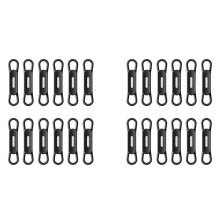 24er-Pack magnetische Stifthalter aus Silikon für den Kühlschrank, magnetischer Halter für Whiteboardmarker