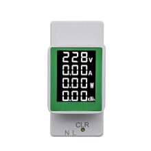 KWH-vermogen digitale energiemeter, voltmeter, ampremeter, wattmeter