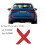 Πίσω φως προφυλακτήρα πίσω ανακλαστήρα για BMW σειράς M F85 κ 4