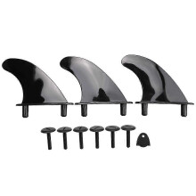 Set van 3 softtop surfvinnen voor softboards, paddleboards en surfplanken. Accessoires voor softtop surfplanken.