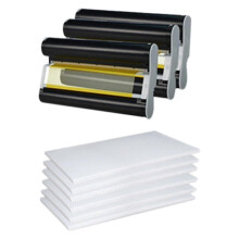 Compatibel met de Selphy CP1300 inkt- en papierset.