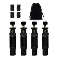 4pcs Automatic Tire Deflators Set , Adjustable Auto-Stop Valve for Offroad Screw-on Tyre Air Down Tool
