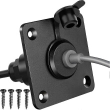 Wasserdichte Durchgangssteckdose für Starlink Mini, 5,5 x 2,1 mm weiblicher Stromanschluss für Wohnmobile