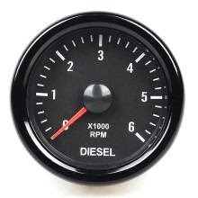 2 inch 52 mm 0-6000 tpm toerenteller met achtergrondverlichting, elektrische toerenteller voor 1-20 cilinder dieselmotoren