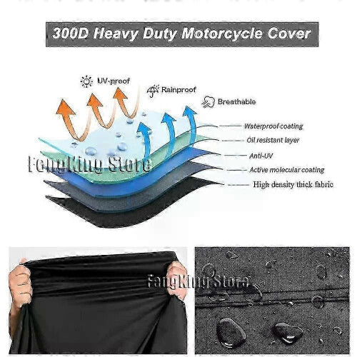 Αδιάβροχη κάλυψη μοτοσικλέτας για T-Max 500 530 560 - Κάλυμμα 1