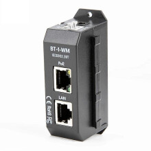 DIN Rail Single Port 2.5 Gigabit PoE Injector 802.3af/At/Bt Up to 90W Output PoE++ for PTZ IP Cameras High-End AP