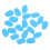 10Paren Blauwe Siliconen Neuskussentjes Antislip 1