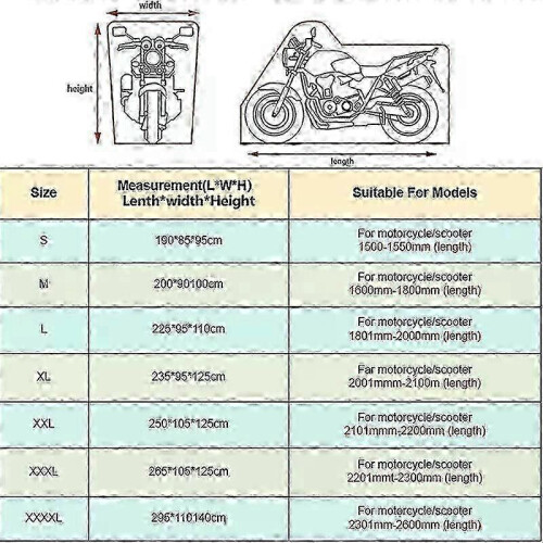 Αδιάβροχη κάλυψη μοτοσικλέτας TMAX 500 530 560, ανθεκτική στη σκόνη 1