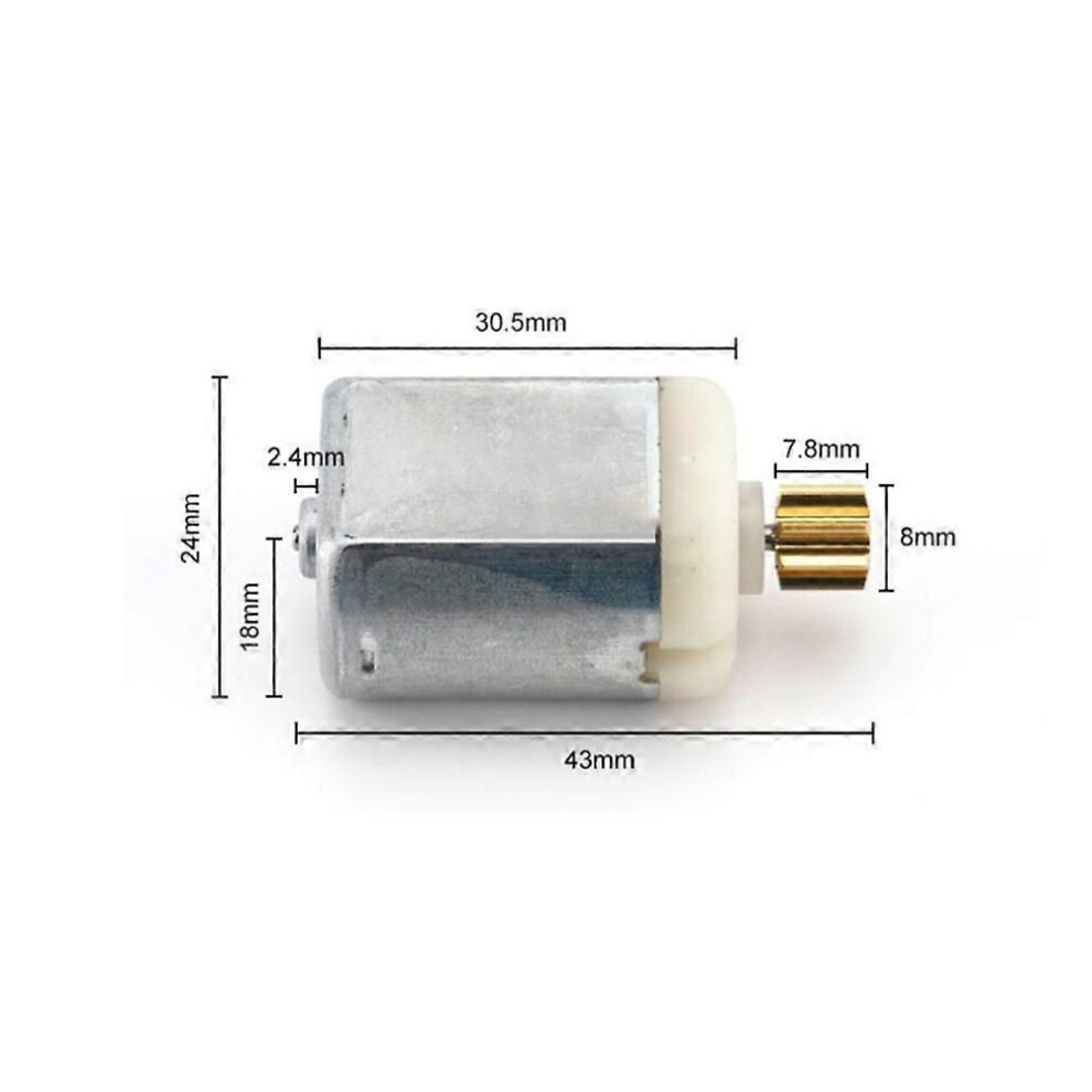 Fc280 Dc Motor Car Door Lock Engine Motors Central Lock, 8 Teeth Toy Diy, Creative Science Repair Kits Diy Fan Auto Part 9152359407007