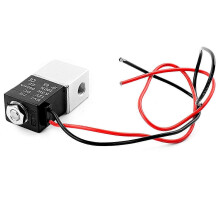 V??lvula electromagn??tica neum??tica de aluminio para gas y l??quido, 1 unidad, 12 V CC, alta calidad, 1/8", 2 v??as, dos posiciones, dos v??as.