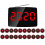 Wireless Pager System for Restaurant with 20 Call Buttons & LED Display 1