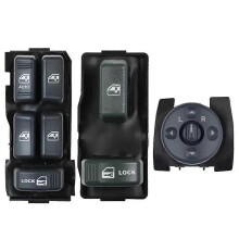 15151360 15009690 15151362 Interrupteur de lève-vitre électrique et de rétroviseur pour Chevrolet Blazer, Suburban, S10, Tahoe et GMC Jimmy