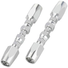 2PCS Reusable Hydraulic Fittings 1/4Inch ID Hydraulic Hose Field Repair Kit
