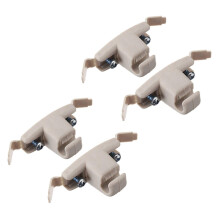 4x Beige Sonnenblenden-Clip-Halterung 51168243575 für E46 3er 325 M3