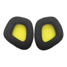 Vervangende oorkussens voor de Corsair Void Pro Elite RGB draadloze gamingheadset, geel net.