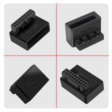 5X PH19B USB 3.0 Internal Header USB3.0 19/20P Socket 90 Degree Adapter Converter for Computer Motherboard