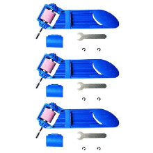 3-teiliges Bohrer-Set mit Schärfgerät, Werkzeug und Zubehör, Bohrerschärfer, Bohrerwerkzeug-Zubehör A