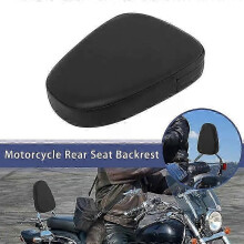 Harley Kawasaki Universal Motorcycle Passenger Backrest Sissy Bar Cushion Pad for Cruiser Chopper