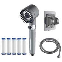Douchekop Turbodouche Multifunctionele Massage Handdouche Set Verstelbare Turbocharge Douchekop