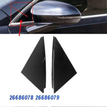 1Pair Side Door Mirror Triangle Trim Panel 26686078 26686079 for Buick Lacrosse 2016-2021 Rearview Window Corner Molding