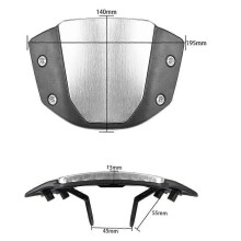 Motorcycle Windscreen Fairing Wind Deflectors Fairing for Honda CB1000R CB650R