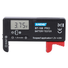 BT?168PRO Digital LCD Battery Tester 1.2V?4.8V Battery Checker for Small Batteries Button Cell