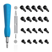 Vervangende blauwe schroevendraaier voor deurbel T6 T15 & + 20 stuks deurbelschroeven set voor deurbelbeveiliging