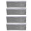 2 Pack Refrigerator Door Handle Cover Protector Fridge, (Gray) 2