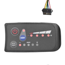 S810 E-bike meter met LED-display 36V IP65 voor elektrische fietsen, SM 6PIN