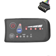 S810 E-bike meter met LED-display 36V IP65 voor elektrische fietsen SM 5PIN