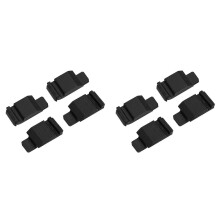 8PCS Front Rear Strikers Door Lock Striker Door Lock Rubber Fixing Parts for Mercedes W123 W126 240D 280E 300D