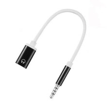 3,5-mm-Klinkenstecker auf USB-C-Buchse Audiokabel, analoger Audio-Klinkenstecker-Kopfhöreradapter für MP3-Player, Laptop, Tablet