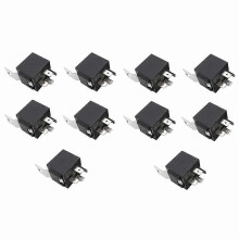 10 stuks repeaterrelais 4 pinnen 12V 40A voor autorelais
