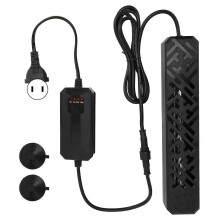 Aquariumwaterreinigingslamp met enkele, zeer doordringende kwartsbuis, veilige afdichting, UV-lamp met timer en Amerikaanse stekker, 110V 9W