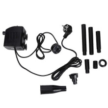 Kunststof 3-in-1 1000L/H 15W aquarium dompelpomp met verlichting voor waterpartijen, tuinfonteinen en vijvers SM-068