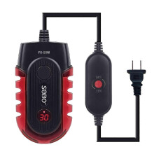 Schnellheizender Aquarienheizer mit Trockenlaufschutz, Digitalanzeige und Thermostat für Fisch- und Schildkrötenbecken, 50 W
