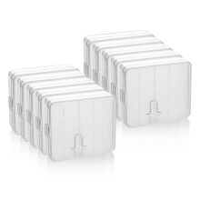 10 stuks 4-sleufs 18650 batterijhouder/beschermcontainer voor 4-sleufs 18650 batterijen
