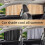 1 Pair Silver Front Car Sunshade Automatic Retractable Car Curtains 3
